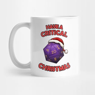 Have a Critical Christmas D20 Mug